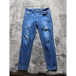 Buffalo David Bitton Women's Skinny Distressed Jeans Size 4/27 Medium Wash